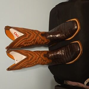 Lucchese Alligator Cowboy Boots